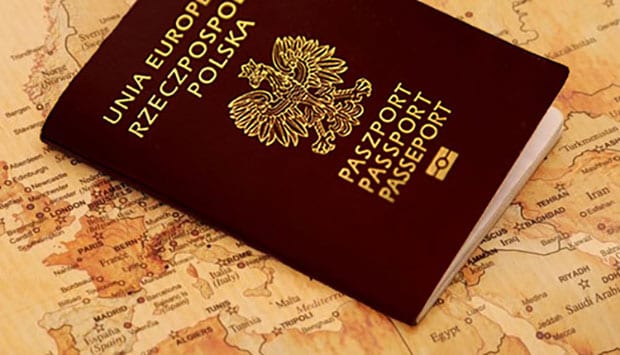 نتیجه تصویری برای پاسپورت لهستان